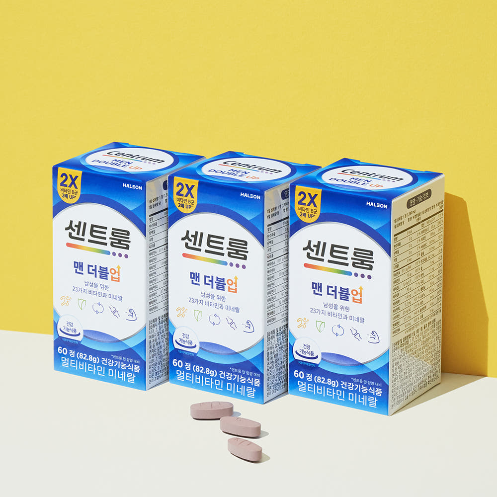 센트룸 맨 더블업 60정, 3개