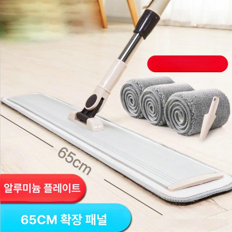 대형 밀대 업소용 물기 호텔 복도 물청소 공장 대걸레 95cm 천 4장 - 상세 이미지 5