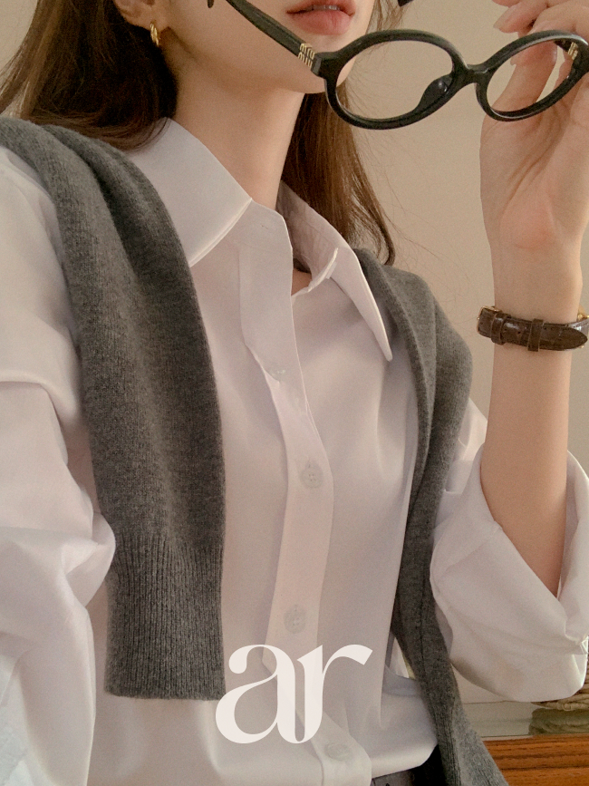 [자체제작] 데일리 더블 스티치 스탠다드 셔츠 bs8410 - 상세 이미지 2