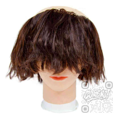 [컴엔제이협력사]컴엔제이 이벤트 가발 사오정 브라운 분장가발