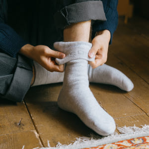 2켤레 메리노 울 양털 기모양말 남녀 겨울 방한 발열양말 무압박 N배송 솔직 후기 | 실사용자 리뷰 분석 - 상품 이미지 4