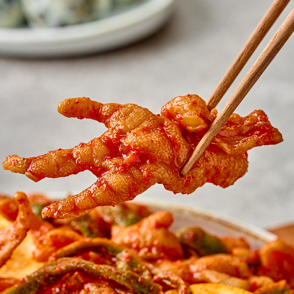집에서먹자 레몬무뼈닭발 닭발 무침 궁채 냉닭발 400g 이미지 7