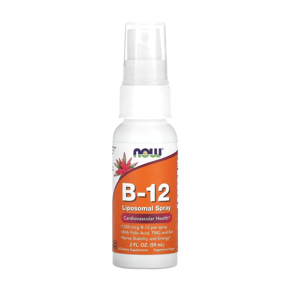 나우 비타민 B12 시아노코발라민 리포소말 액상 스프레이 1000mcg 59ml - 상품 이미지