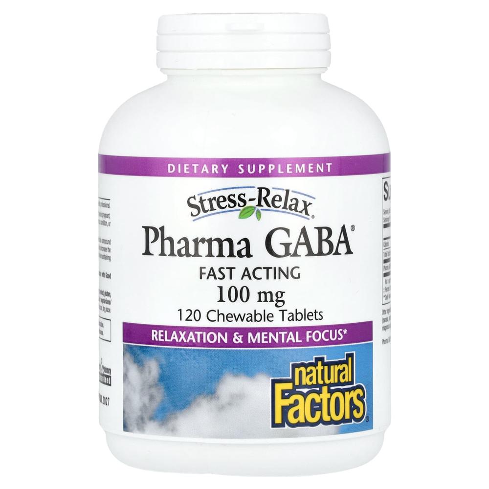 네츄럴팩터 가바 GABA 100mg 츄어블 120정 - 상품 이미지