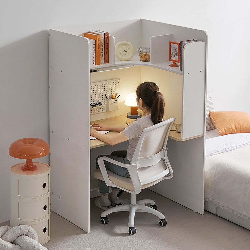 e스마트 1인실 그랜드 1600 독서실책상 LED스탠드 포함 방문설치