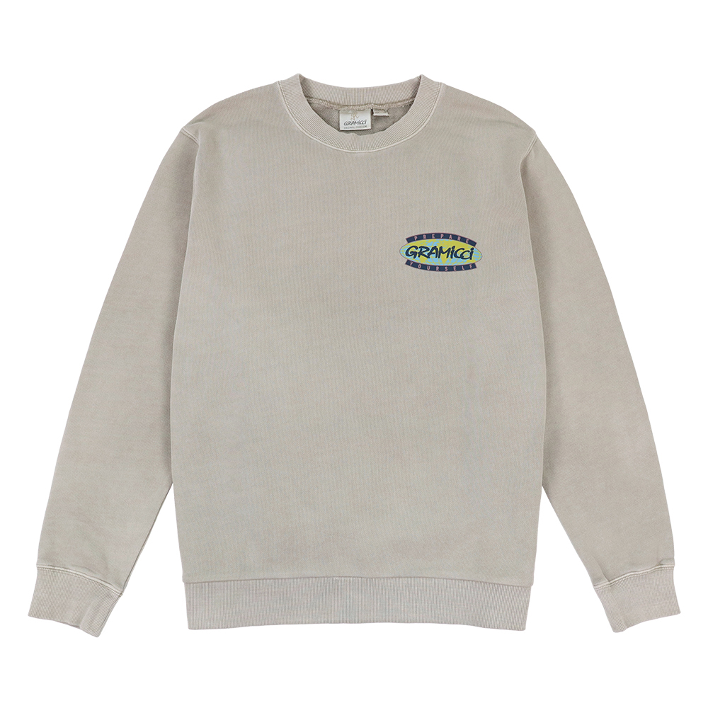 그라미치 PREPARE YOURSELF 맨투맨 G4FU-J114 PIGMENT OAT - 메인 이미지