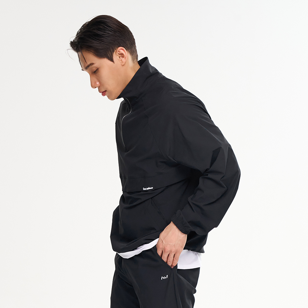 [2PACK] 남자 여성 스트레치 러닝 아노락 자켓 바람막이 러닝복 등산복 운동복 - 상세 이미지 4