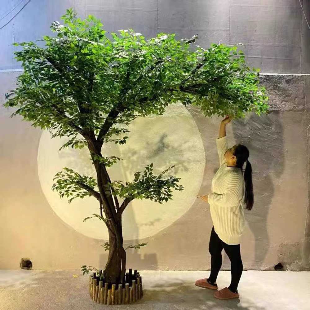 대형 인조나무 인조목 키큰 조화나무 회사 거실 카페 확장형 1.5x2m - 상세 이미지 2