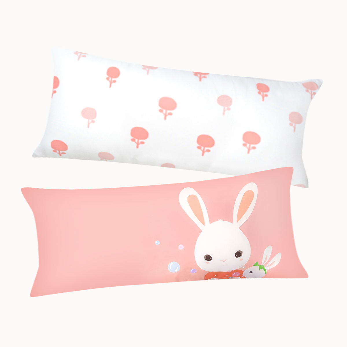 알러지케어 캐릭터 어린이바디필로우 누빔 유아 키즈베개커버 에이미 핑크, 30x70cm