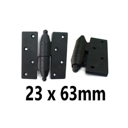 상세설명에표시 옛날 도어 문 체결 철재 왼쪽 숨은 경첩 23 x 63mm