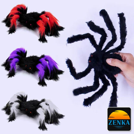 젠카 할로윈 거미 인형 타란튤라 모형 장식 포토존 홈파티 용품 캠핑 데코 꾸미기 30CM