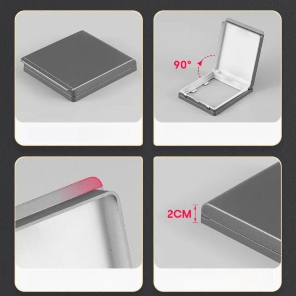 스위치 가리개 커버 콘센트 두꺼비집 덮개 벽 소품 2cm 그레이 - 상세 이미지 3