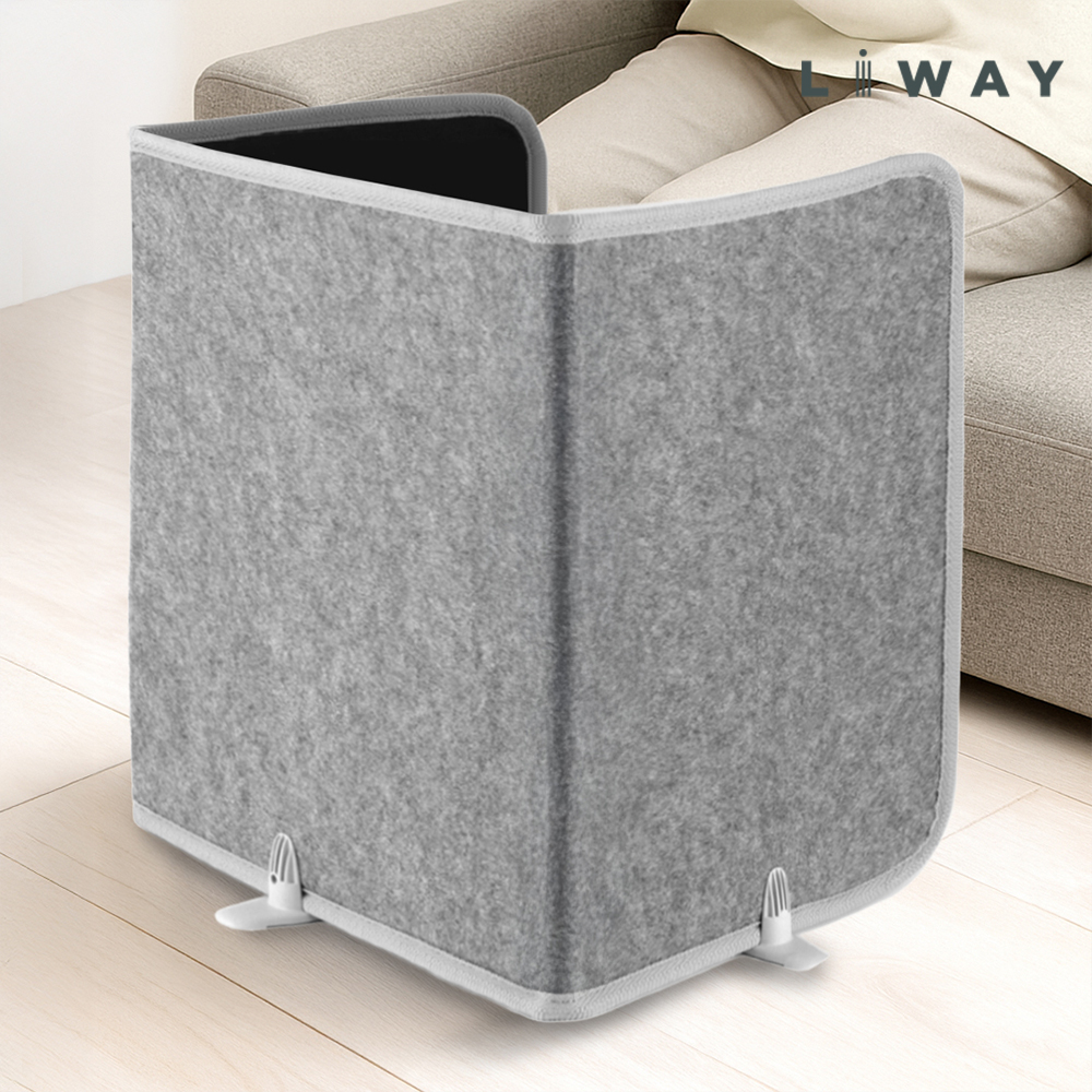 리웨이 발난로 다리히터 파티션히터 히팅패드 사무실 전열기 그레이