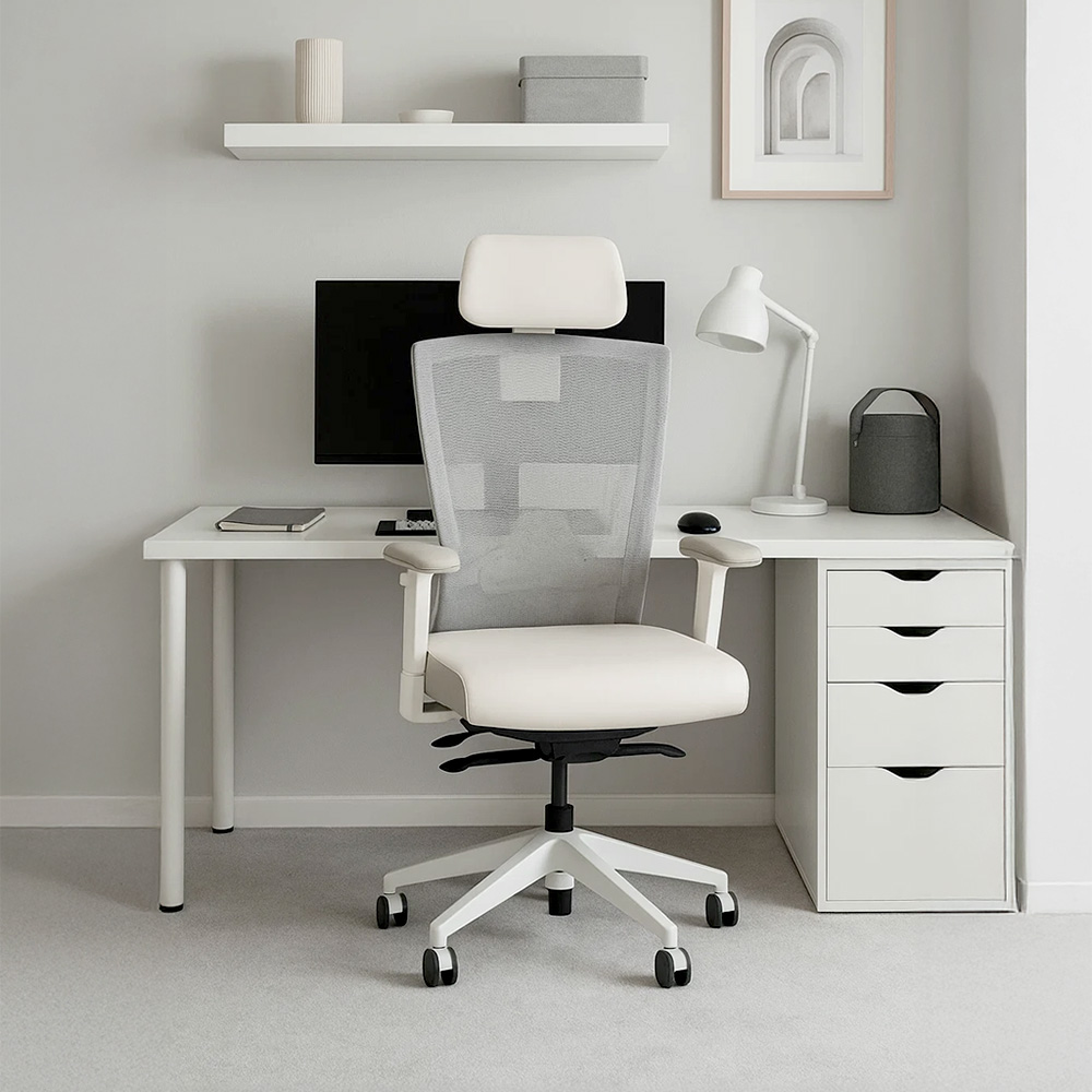 오토노스 C360N 프리미엄 실리젠 가죽 사무용 책상의자 컴퓨터의자 - 상품 이미지