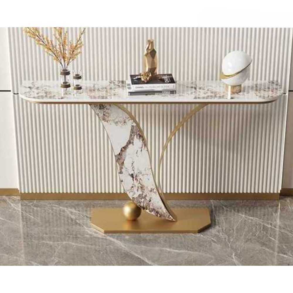 모던 북유럽 콘솔 장식장 인테리어 소품 수납 탁자 판도라 120x30x80 골드 - 상품 이미지