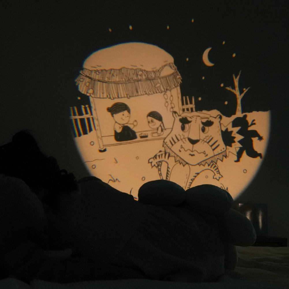 키즈위드 이야기시네마플러스 2세대 그림자극장 그림자동화 수면교육 수면등