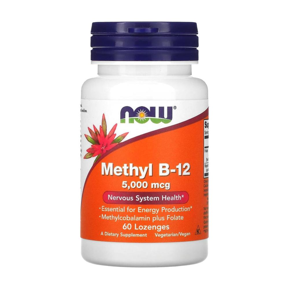 나우 비타민 B12 메틸코발라민 5000mcg 60정 - 상품 이미지