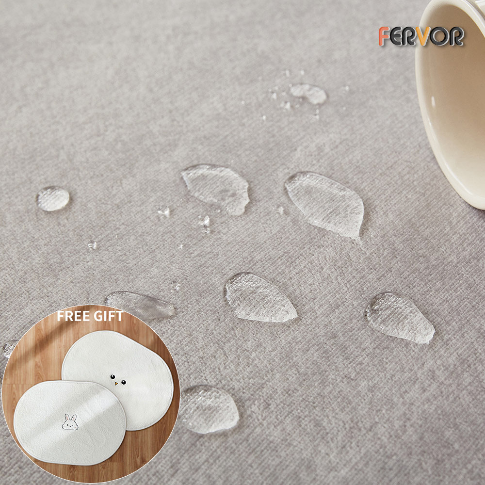 사은품행사중 퍼보 오피러스 방수 러그 발수 사계절 카페트 소파패드 그레이, 사각200x250