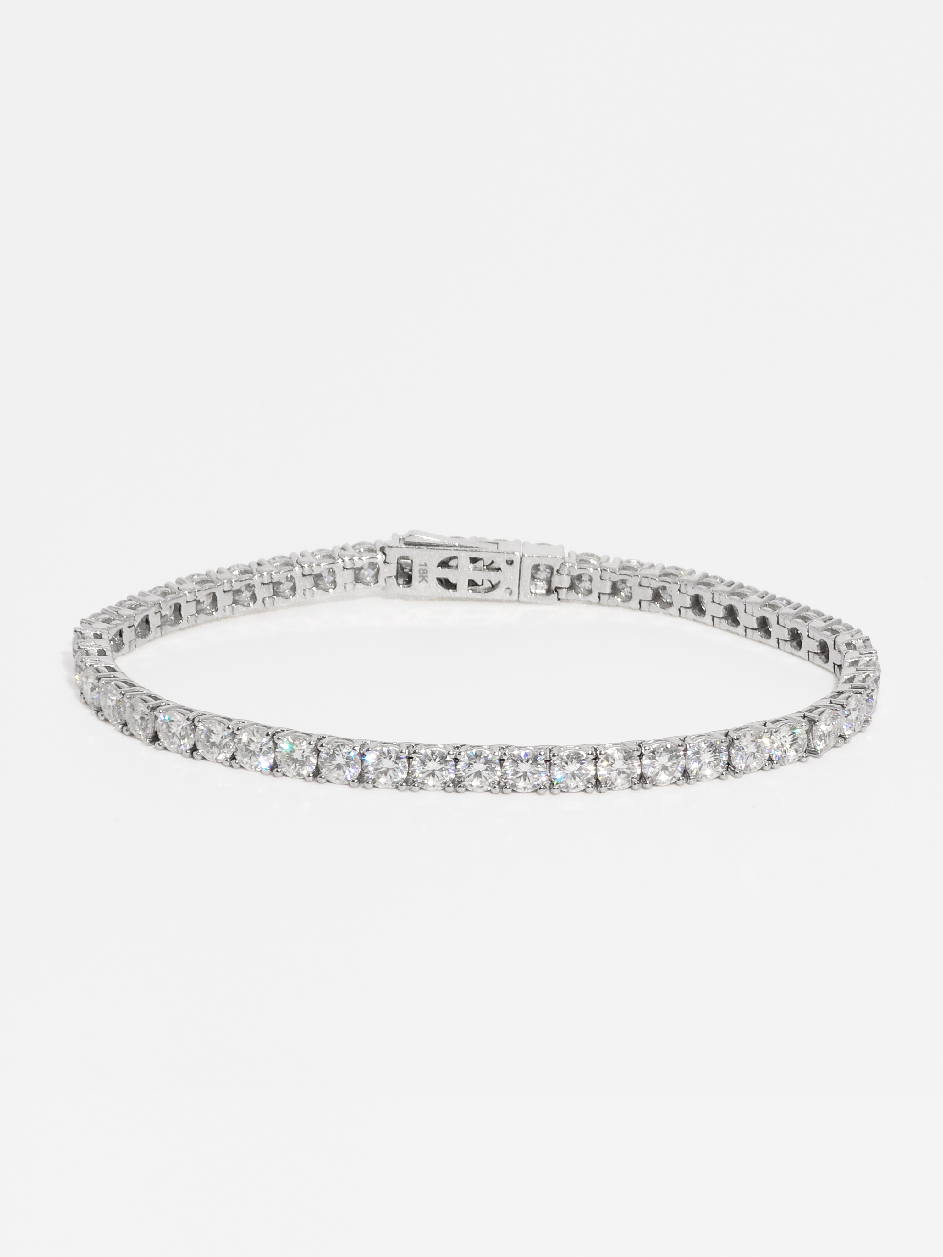 랩다이아 테니스팔찌 3.5mm 고퀄리티 랩다이아몬드 14k 18k 이미지 7