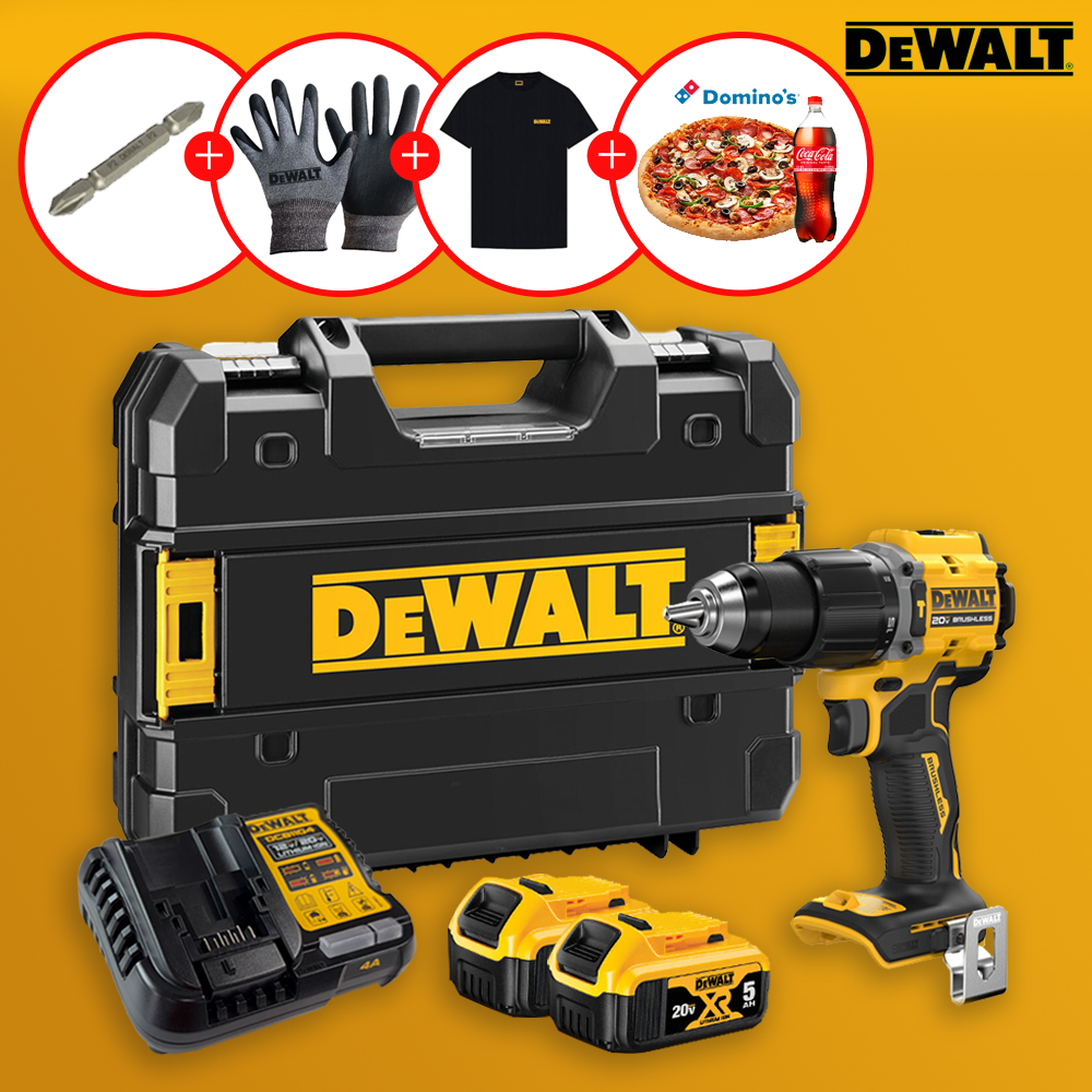 디월트 DCD799P2T 고성능 20V MAX 햄머드릴 듀얼팩 에디션