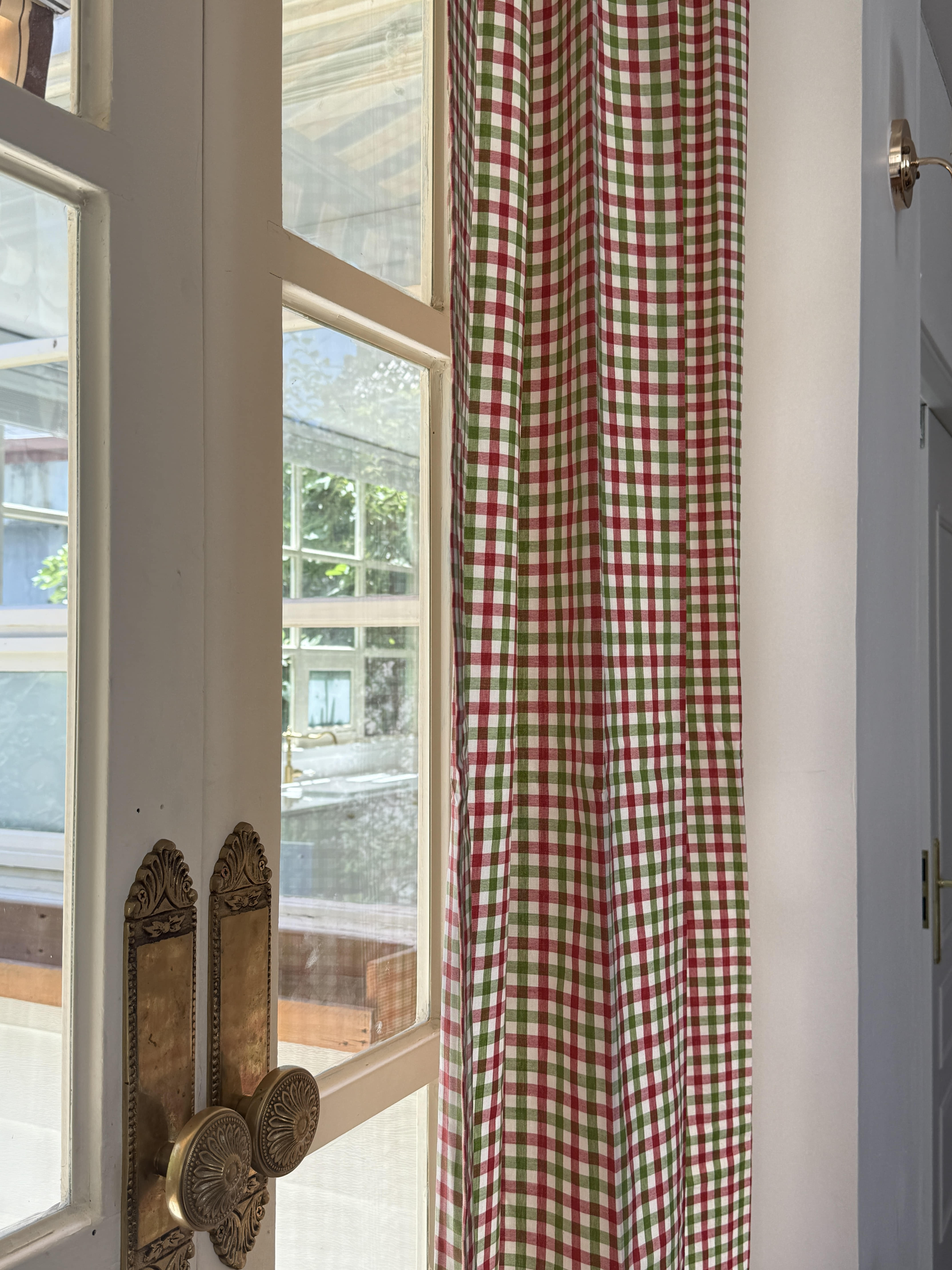 바이아미 데일리 체크 아이방 커튼 맞춤 제작 여아 남아