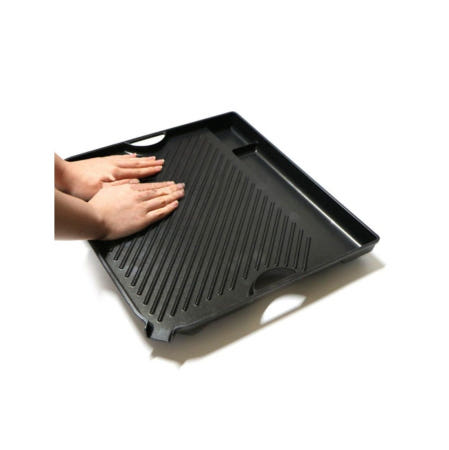 가스레인지 고기 김치 기름 배출구 코팅 구이 사각 팬