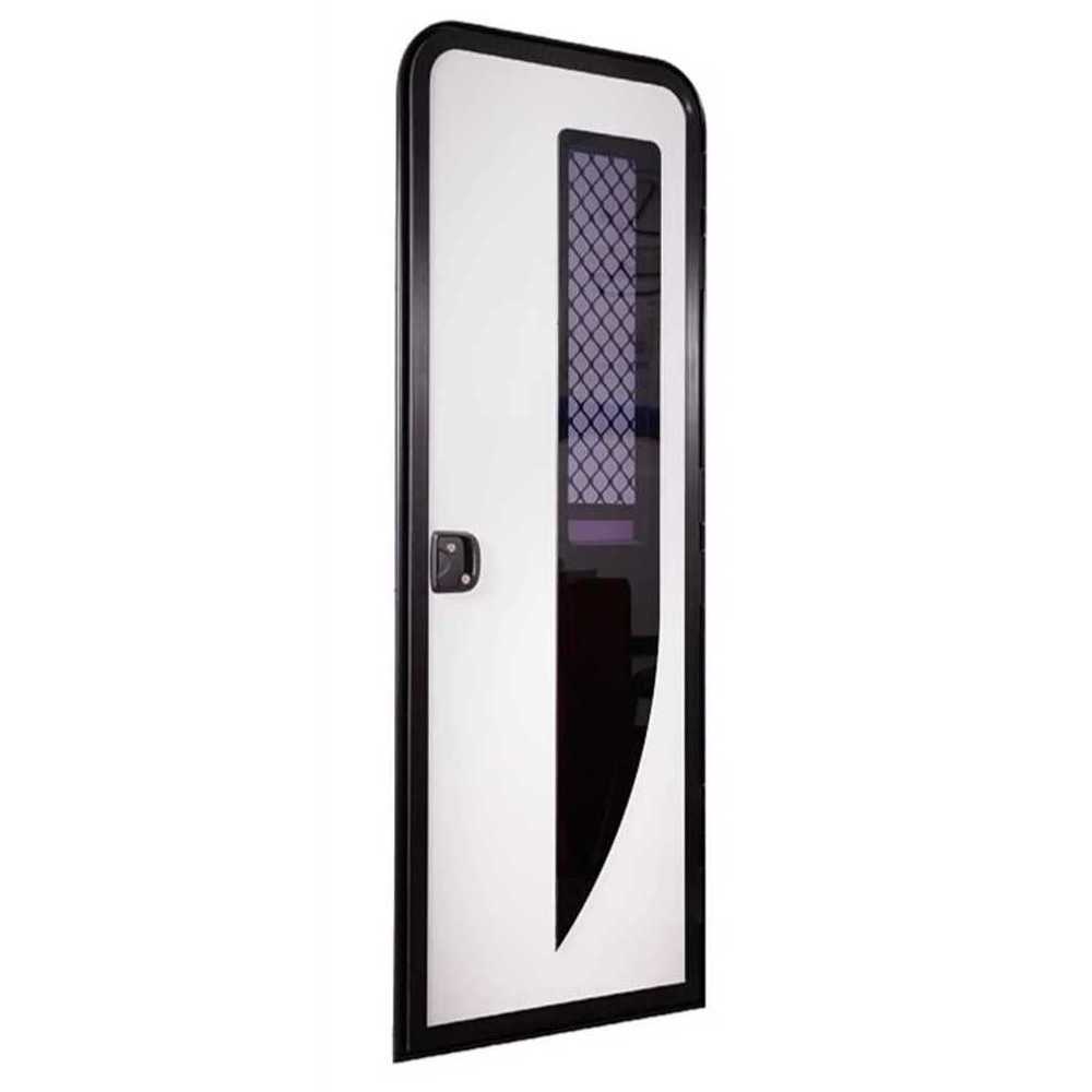 캠핑카 도어 방수 단열 자동차 개조용 외부 출입문 1000x620mm + 블랙 화이트(좌) - 상품 이미지