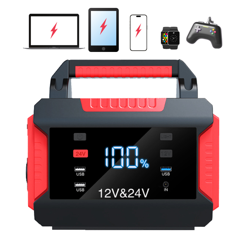 더존 12V 24V 겸용 트럭 화물차 점프스타터 32000mAh 보조배터리 파워뱅크 - 상세 이미지 4