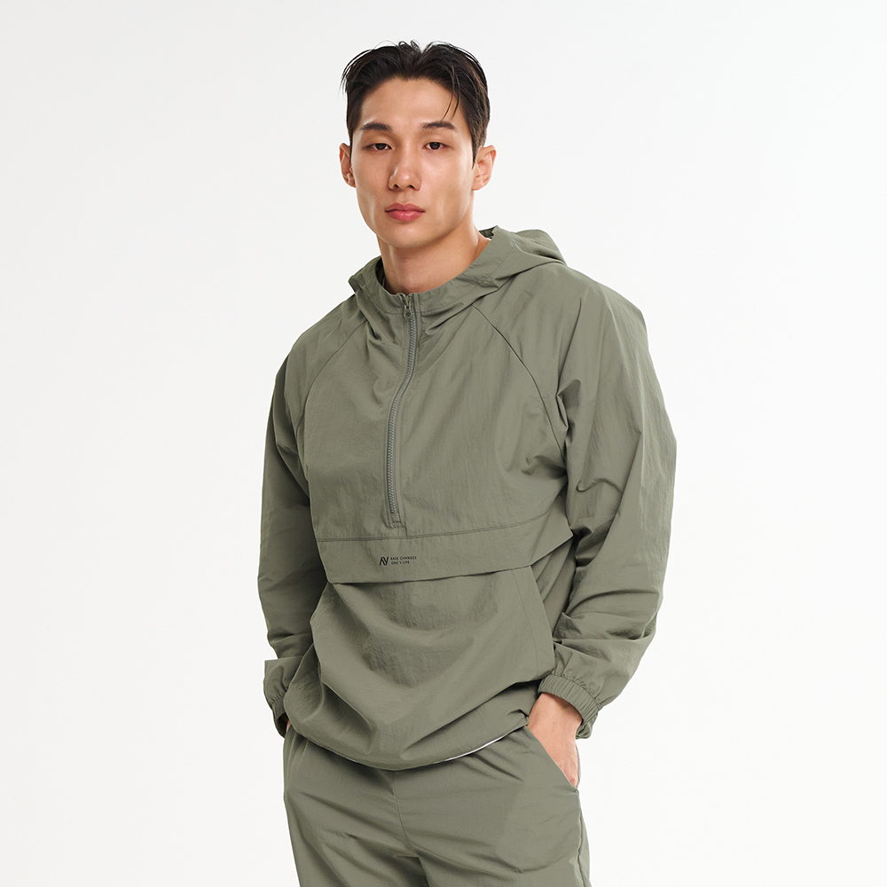 [2PACK] 남자 여성 캠프 아노락 러닝 자켓 바람막이 긴팔 운동복 런닝 등산복 이미지 8