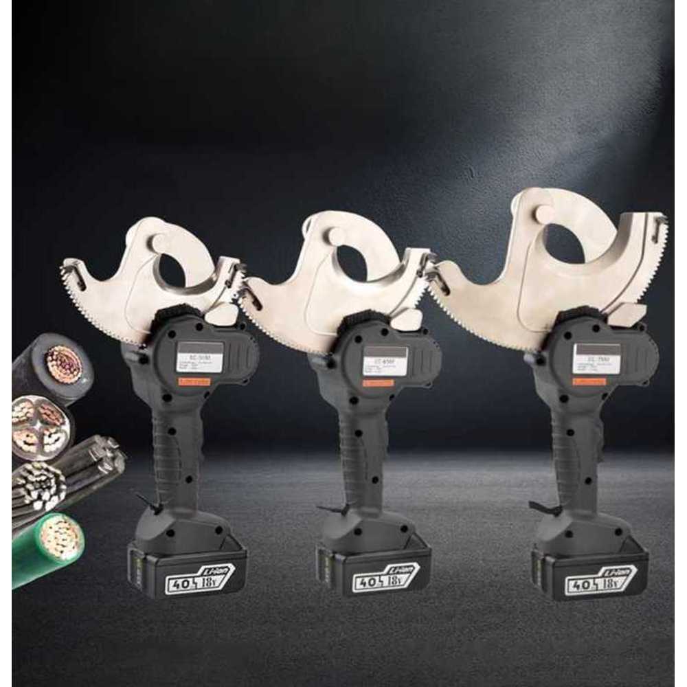 케이블 컷팅기 전동 전선 커터기 전기 작업용 절단기 EC-50M 5cm 구리/알루미늄선 - 상세 이미지 3