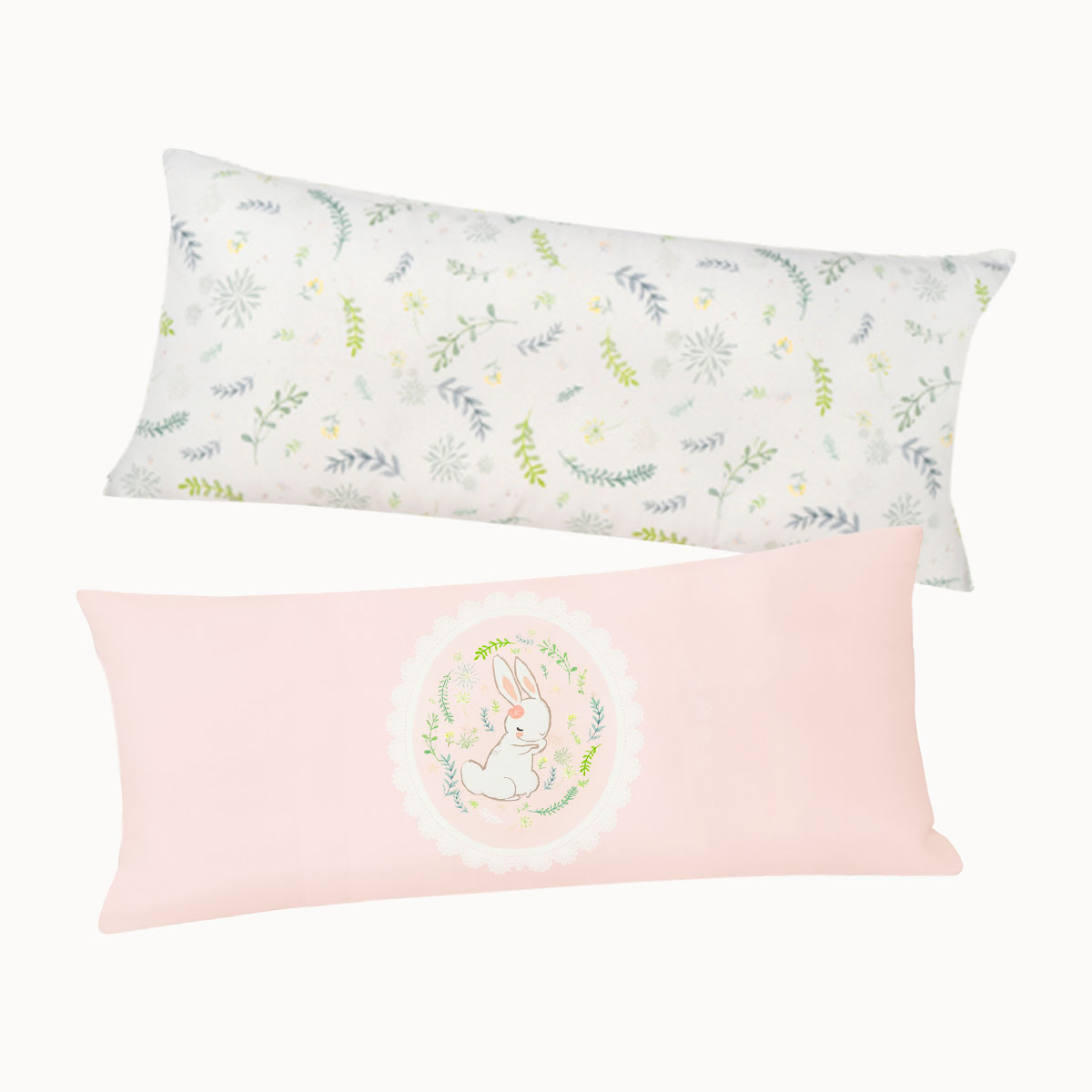 알러지케어 캐릭터 어린이바디필로우 누빔 유아 키즈베개커버 앤래빗, 30x70cm