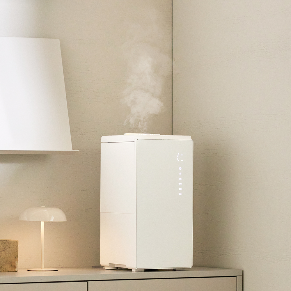 다룸 퓨어 AI 가열식 가습기 6L 대용량 올 스텐 간편 통세척 신생아 안전 살균