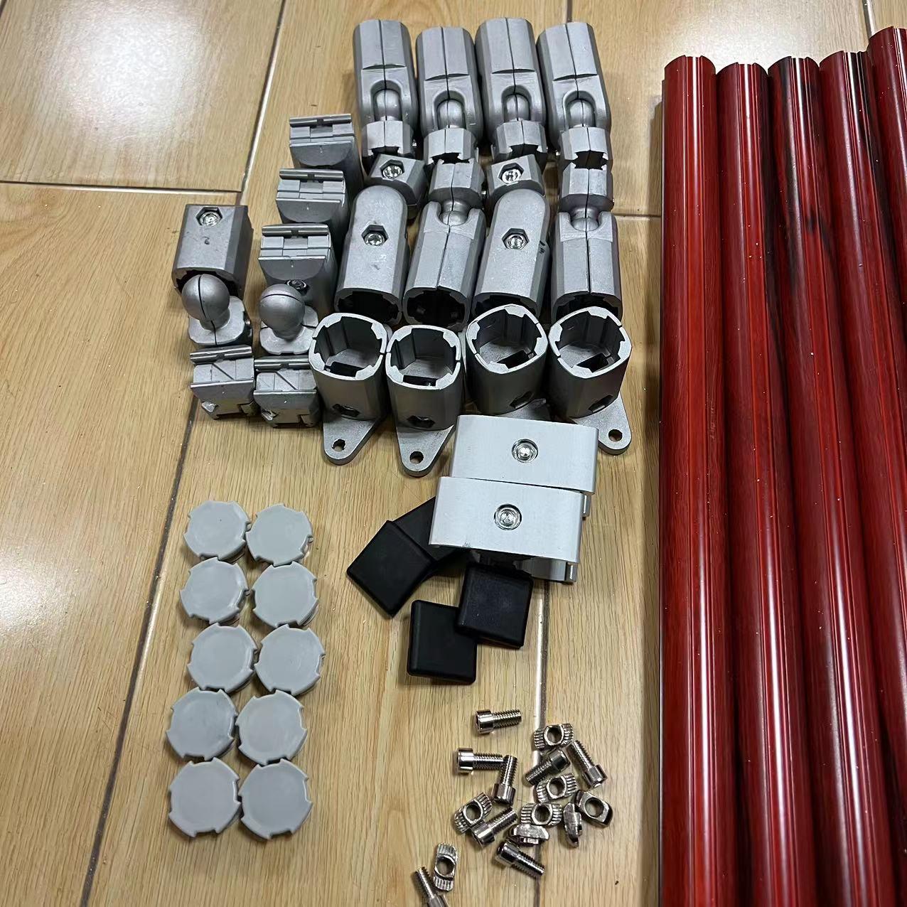 십자수 자수틀 받침대 대형 공방 수예 공예 브라켓 조절식 탁상 뜨개질 높이조절 선반 티크 50cm 3세대 변신 - 상세 이미지 4