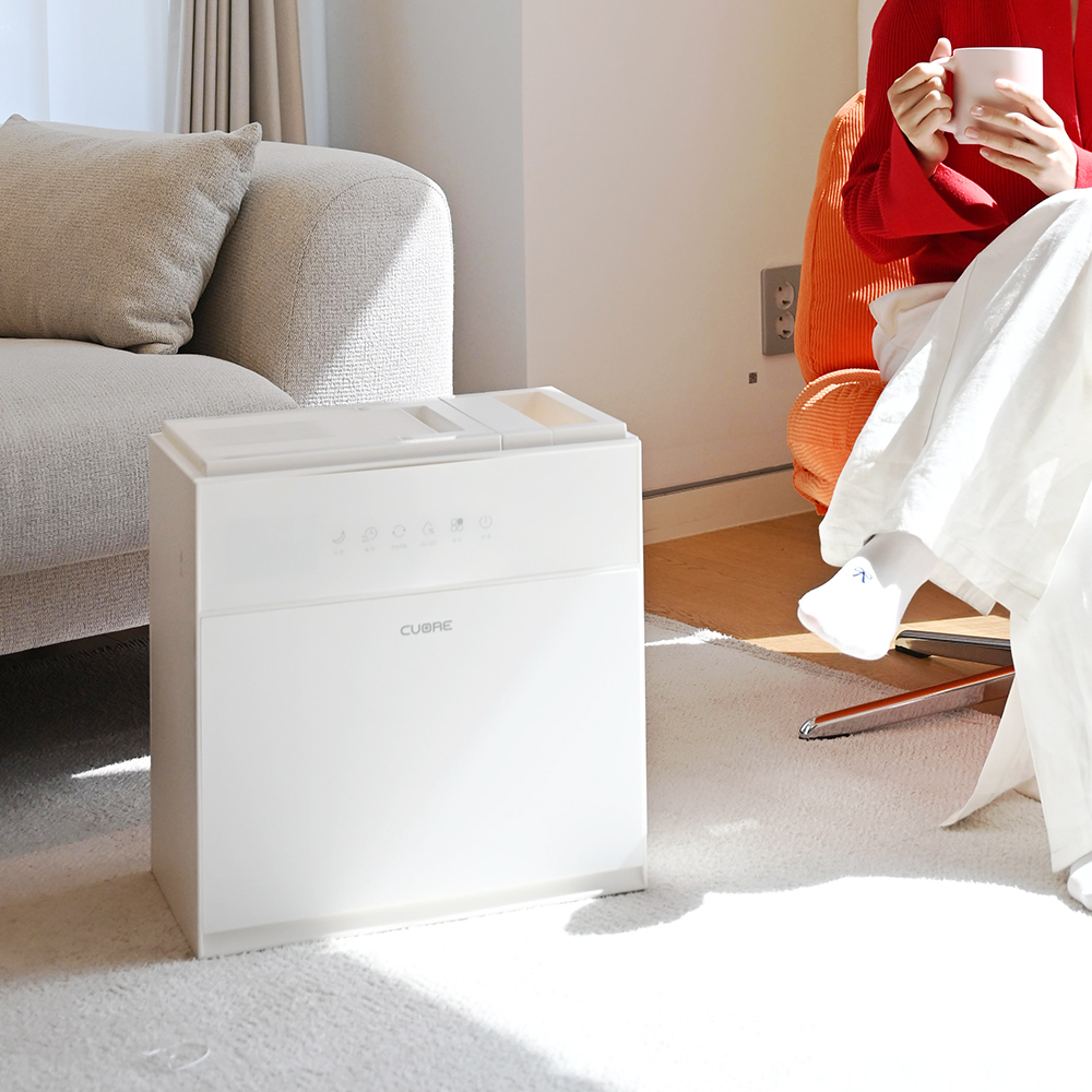 쿠오레 대용량 기화식 가습기 사무실 거실 대형 업소용 저소음 CHD-E15B