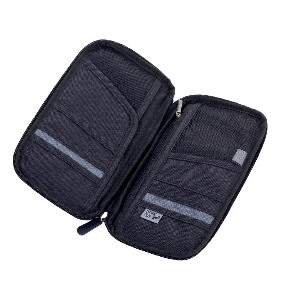 독일 브랜드 트로이카 여행 서류 가방 12개 내부 수납칸 RFID 차단기능 블랙(TRV20/BK-A037) - 상세 이미지 4