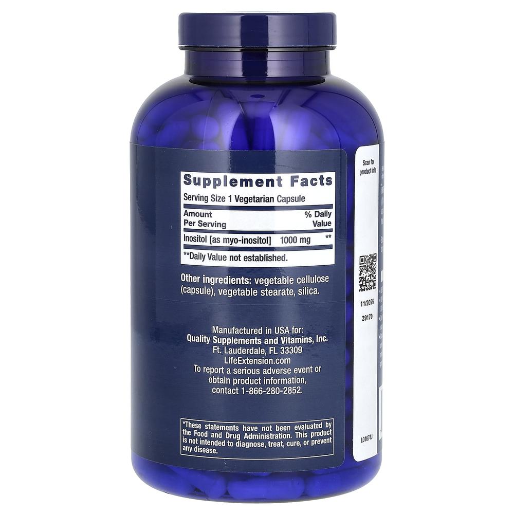 라이프익스텐션 이노시톨 캡슐 1000mg 360정 (2개) - 상세 이미지 4