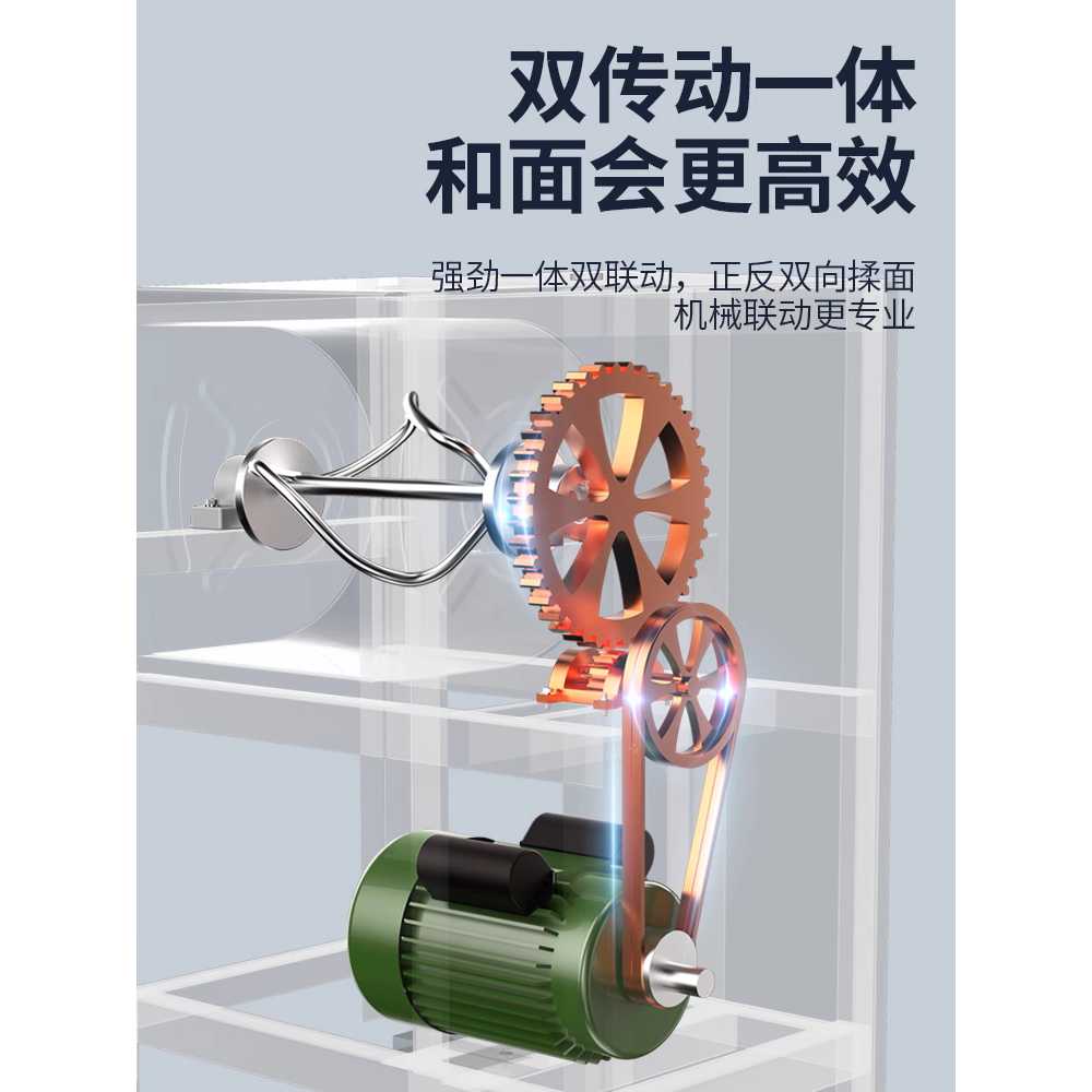 업소용 반죽기 자동반죽기계 밀가루 배합기 상업용 5kg 2200W - 상세 이미지 5