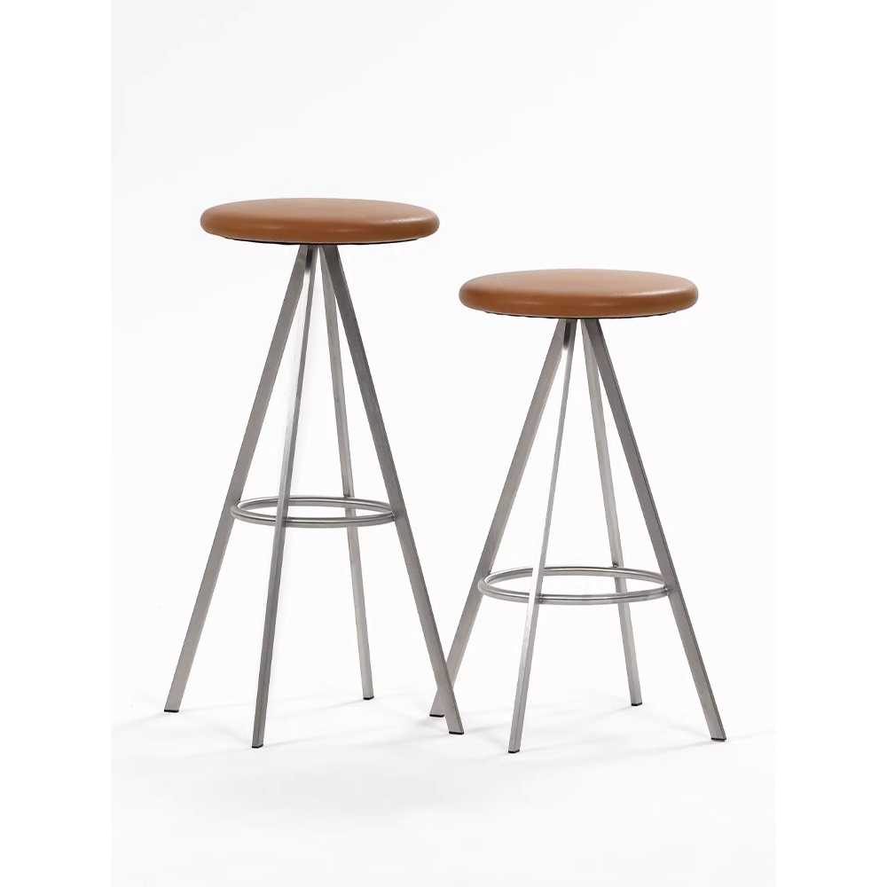바스툴 바체어 미니멀 높은 스탠드 모던 철제 킨포크 65cm - 상세 이미지 4