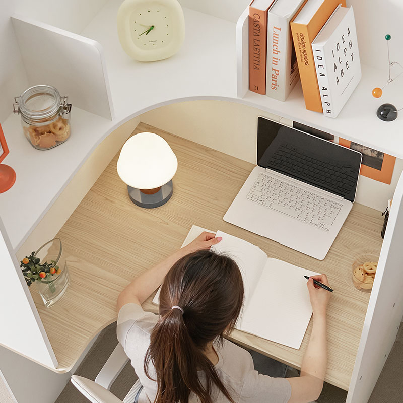 e스마트 1인실 그랜드 1600 독서실책상 방문설치