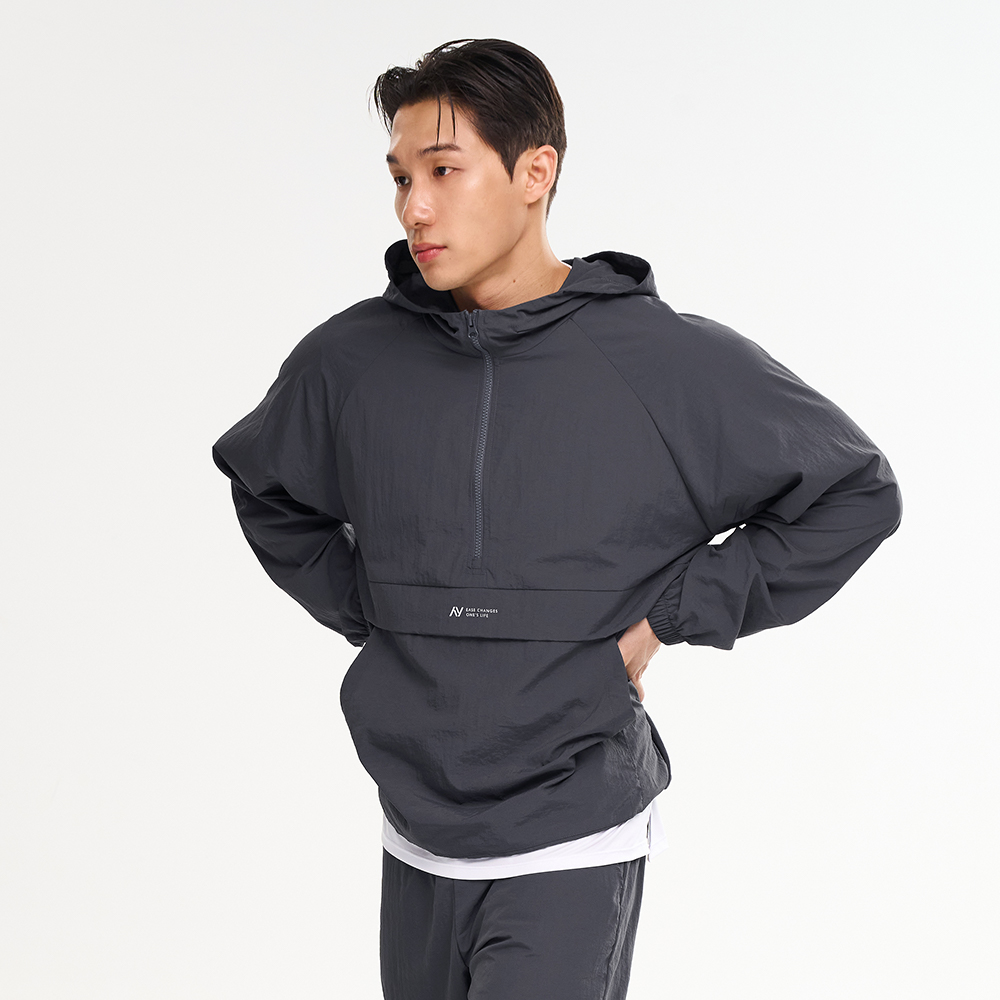 [2PACK] 남자 여성 캠프 아노락 러닝 자켓 바람막이 긴팔 운동복 런닝 등산복 - 상세 이미지 4
