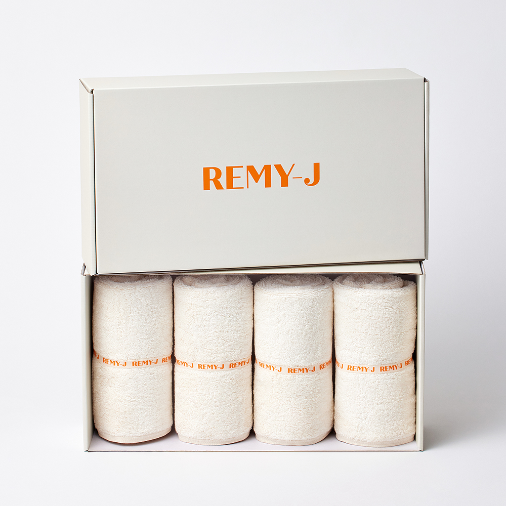 [레미제이] 모찌 밴딩타올 250g 40수 최고급모달텐셀 (4p, 선물포장)