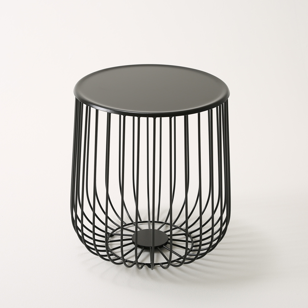 네트 철제 티테이블 쇼파 거실협탁 보조베란다 소파협탁 침대 카페 원형 소