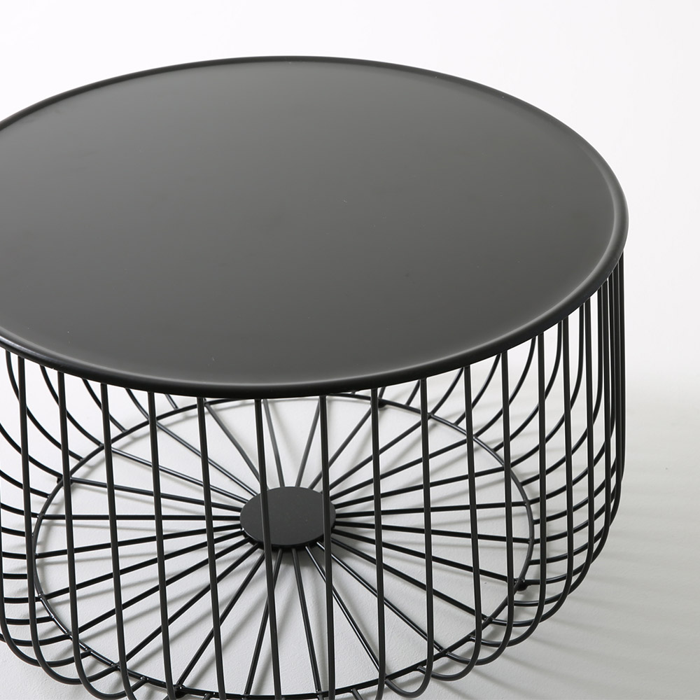 네트 철제 대 티테이블 쇼파 거실협탁 베란다 소파협탁 카페 원형 탁자
