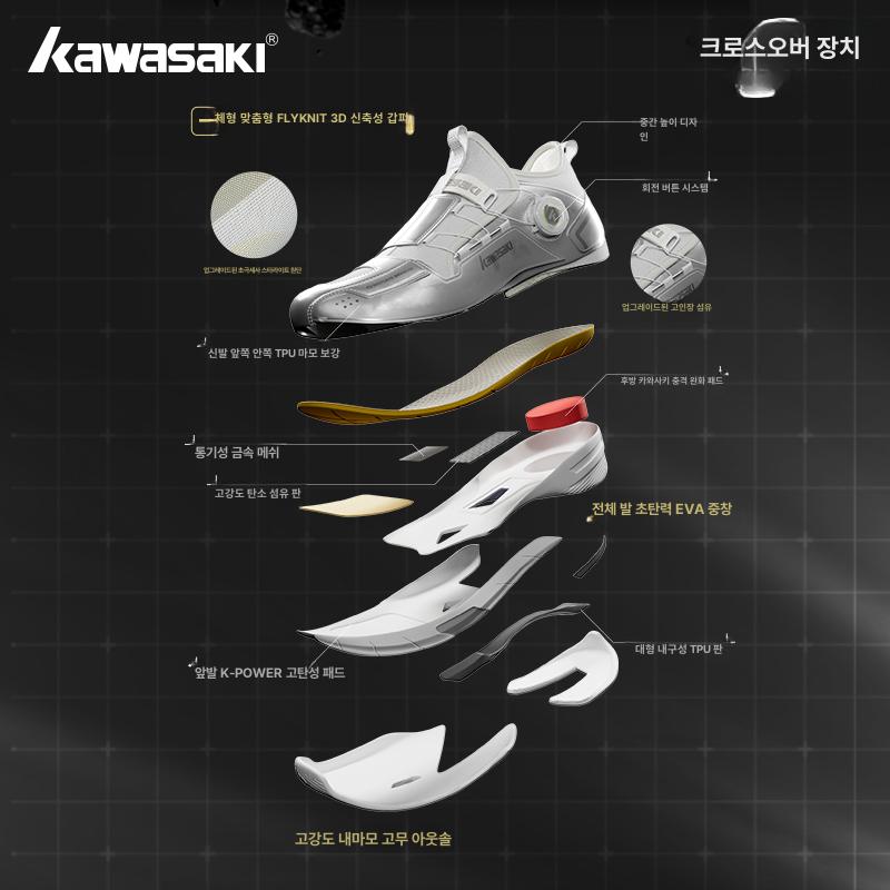 배드민턴화 남여공용 충격흡수 통기성 운동화 테니스화 탁구화 2.0 미드 스페이스실버 35 - 상세 이미지 2