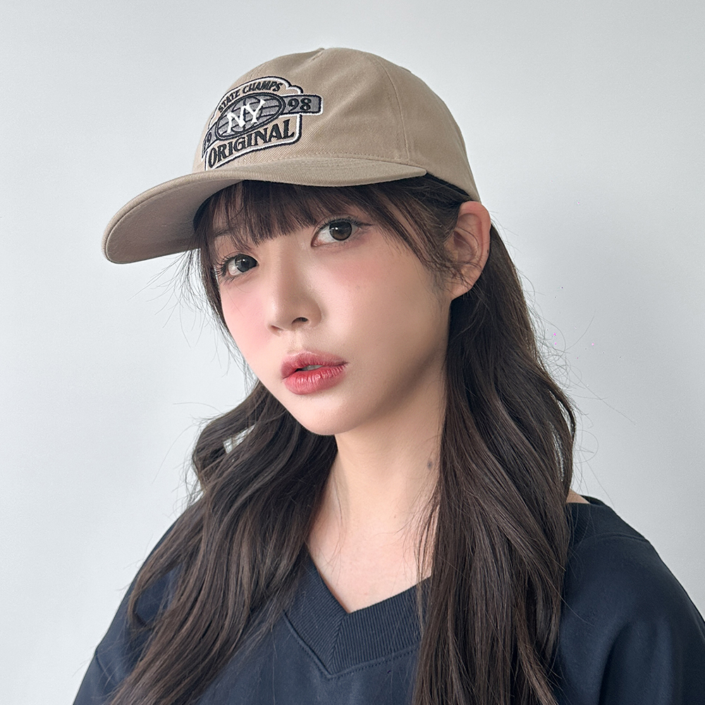NY 오리지널 워싱 볼캡 연예인 캡 야구모자 남녀공용 - 상세 이미지 3