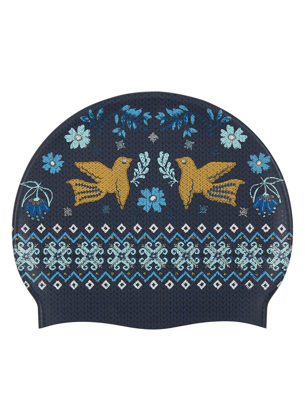 Granny Sweater Collection Cozy Hanukkah Swim Cap - 메인 이미지