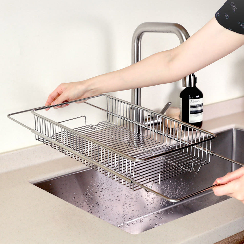 스틸렌 304 올스텐 플로팅 식기건조대