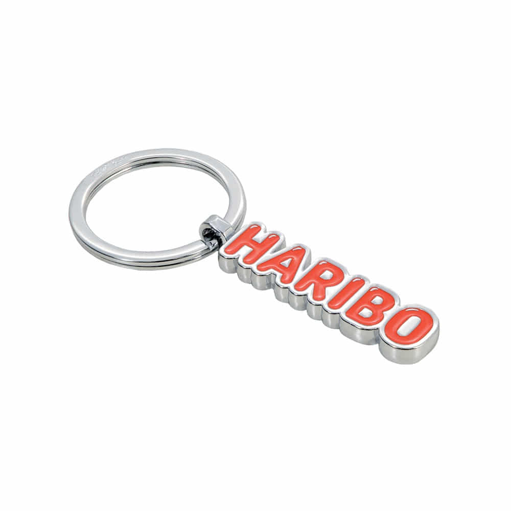 독일 브랜드 트로이카 명품키링 달콤한 추억 HARIBO 로고 키링 행운과 향수의 상징(HB-K05/RD) - 메인 이미지