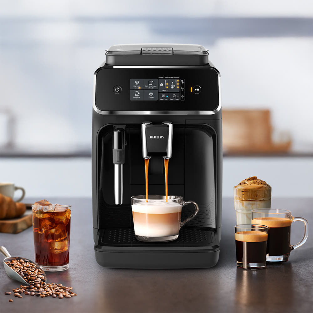 필립스 에스프레소 머신 측면