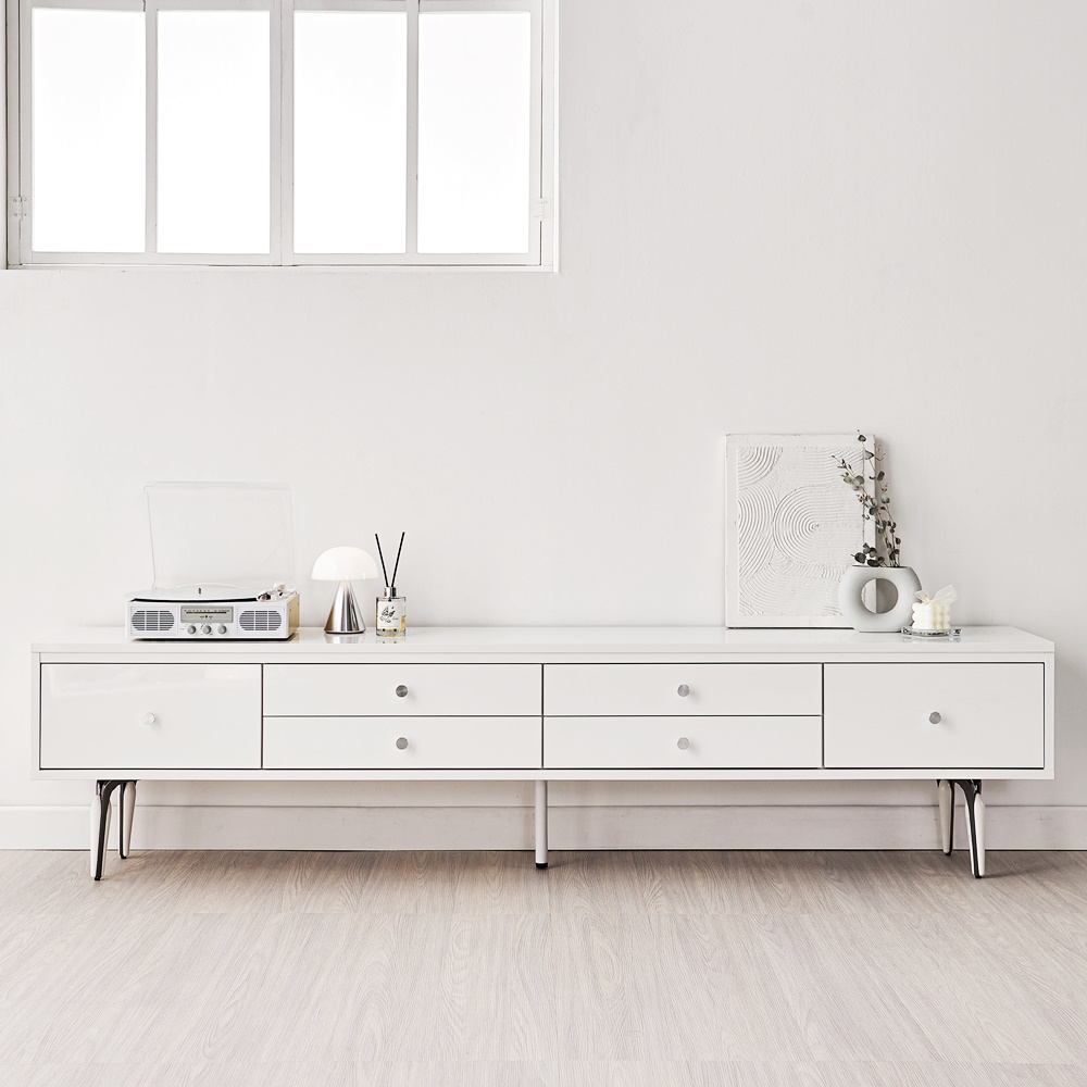 아르노아 75인치 85인치 높은 티비다이 tv장식장 서랍장